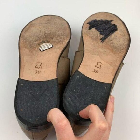 Silent Damir Doma flats Art sz 39 9 brown leather - Picture 6 of 8